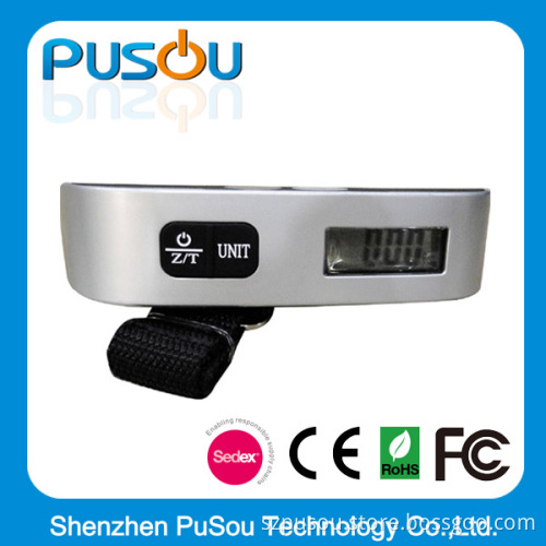 Luggage Scale Built-In 3ft Measuring Tape - 110lbs - Precise - Portable